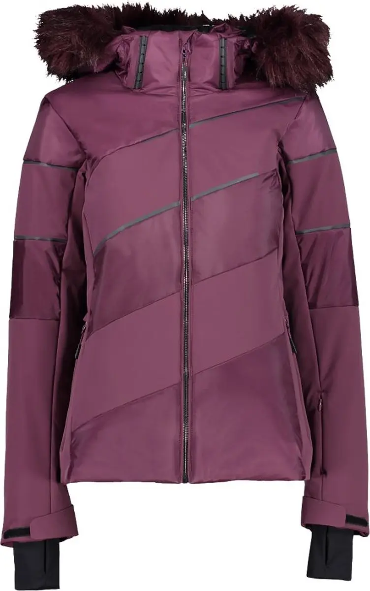 CMP Zip Hood Dames Wintersportjas Prugna 38