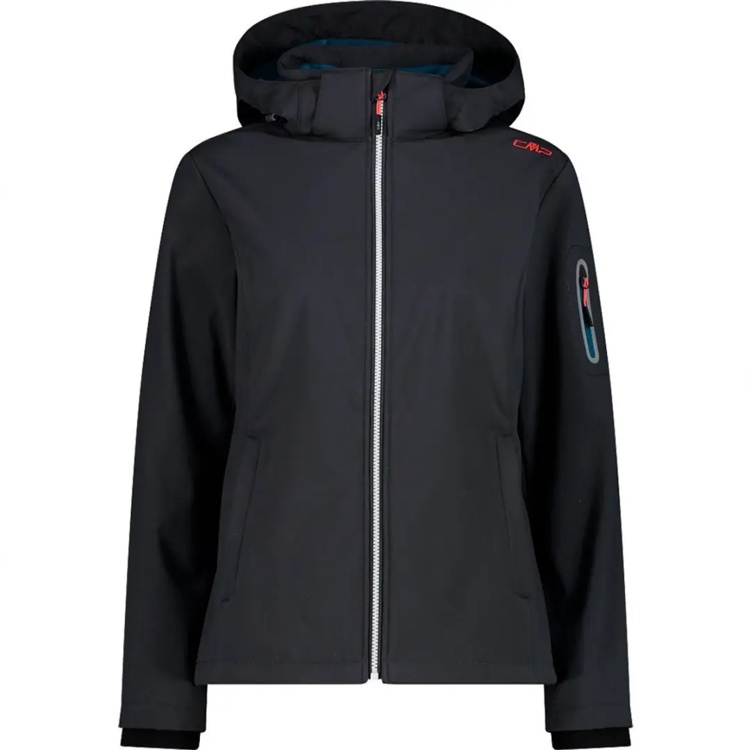 Cmp 39a5006 Softshelljack Zwart 2XS Vrouw