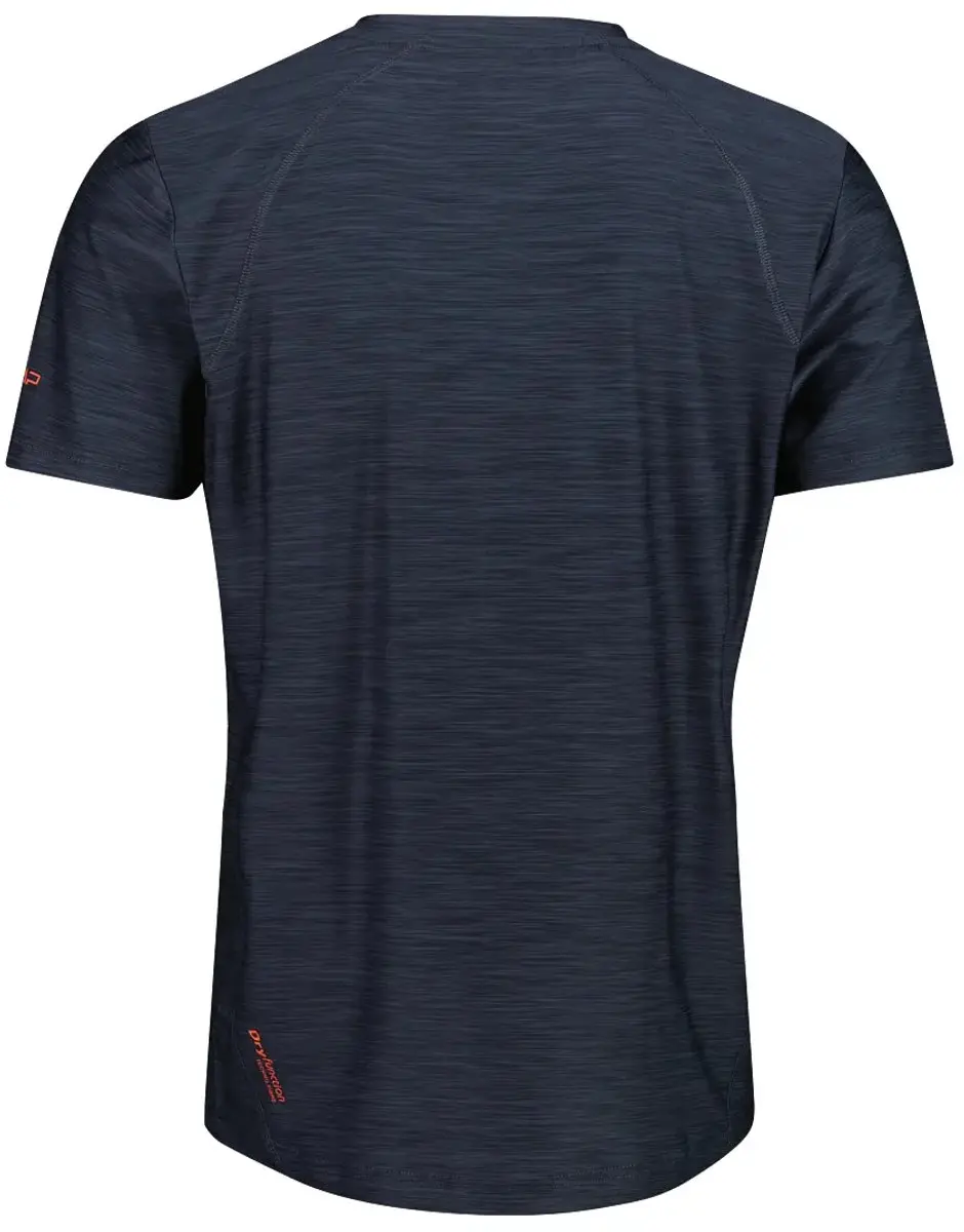 CMP Stretch Bedrukt T-shirt - Antraciet/Oranje - 5XL - afbeelding 6 van 6