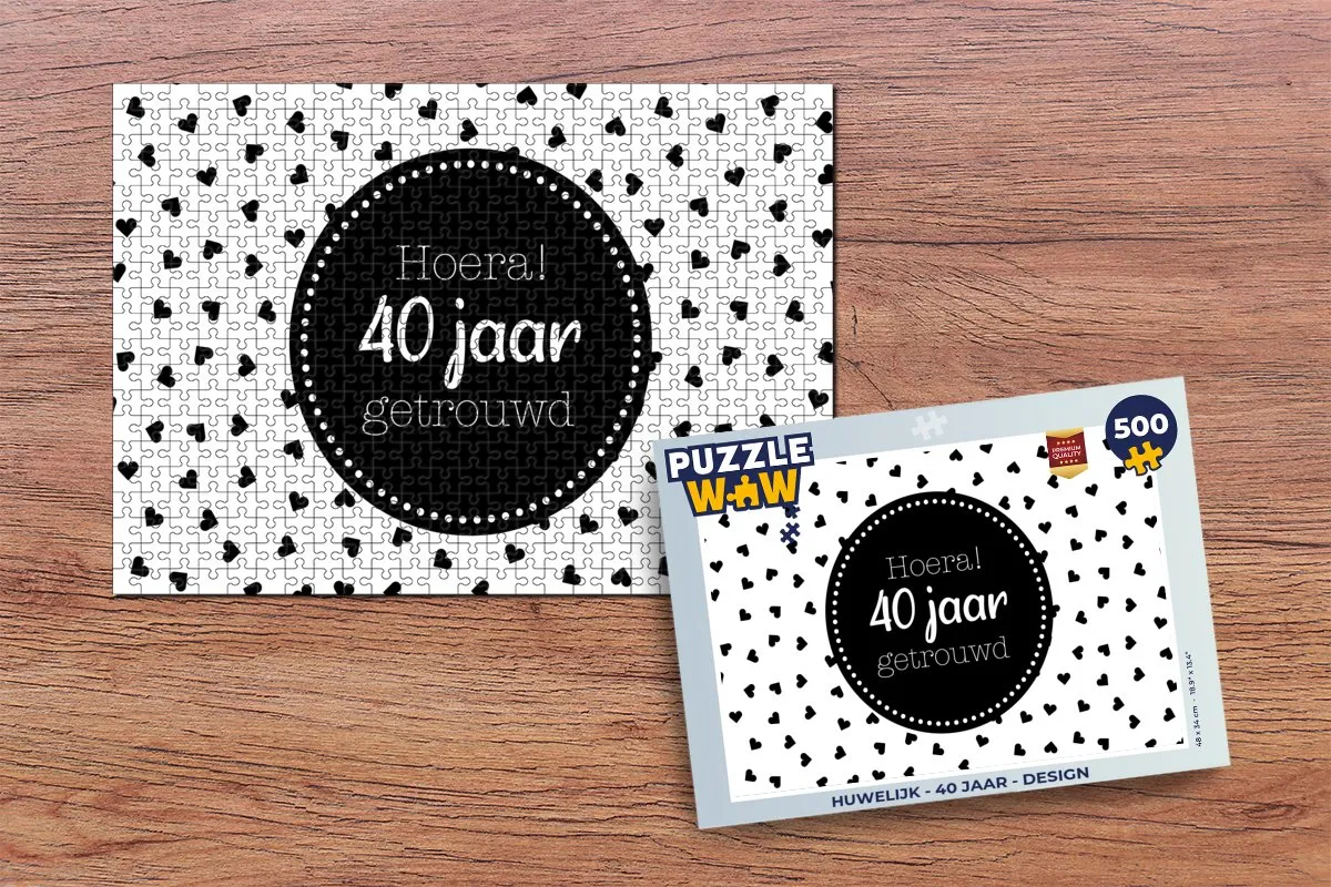 PuzzleWow Legpuzzel Spreuken - 500 Stukjes - Multicolor