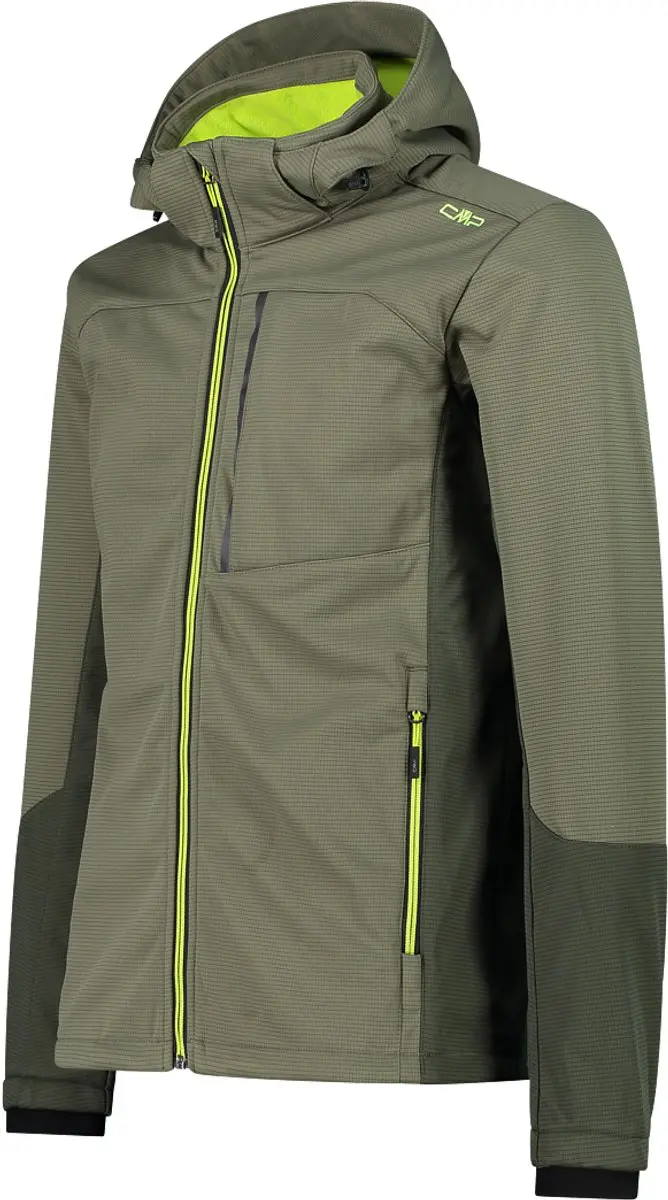 CMP Softshell Ripstop Hoodie - Kaki - afbeelding 2 van 6