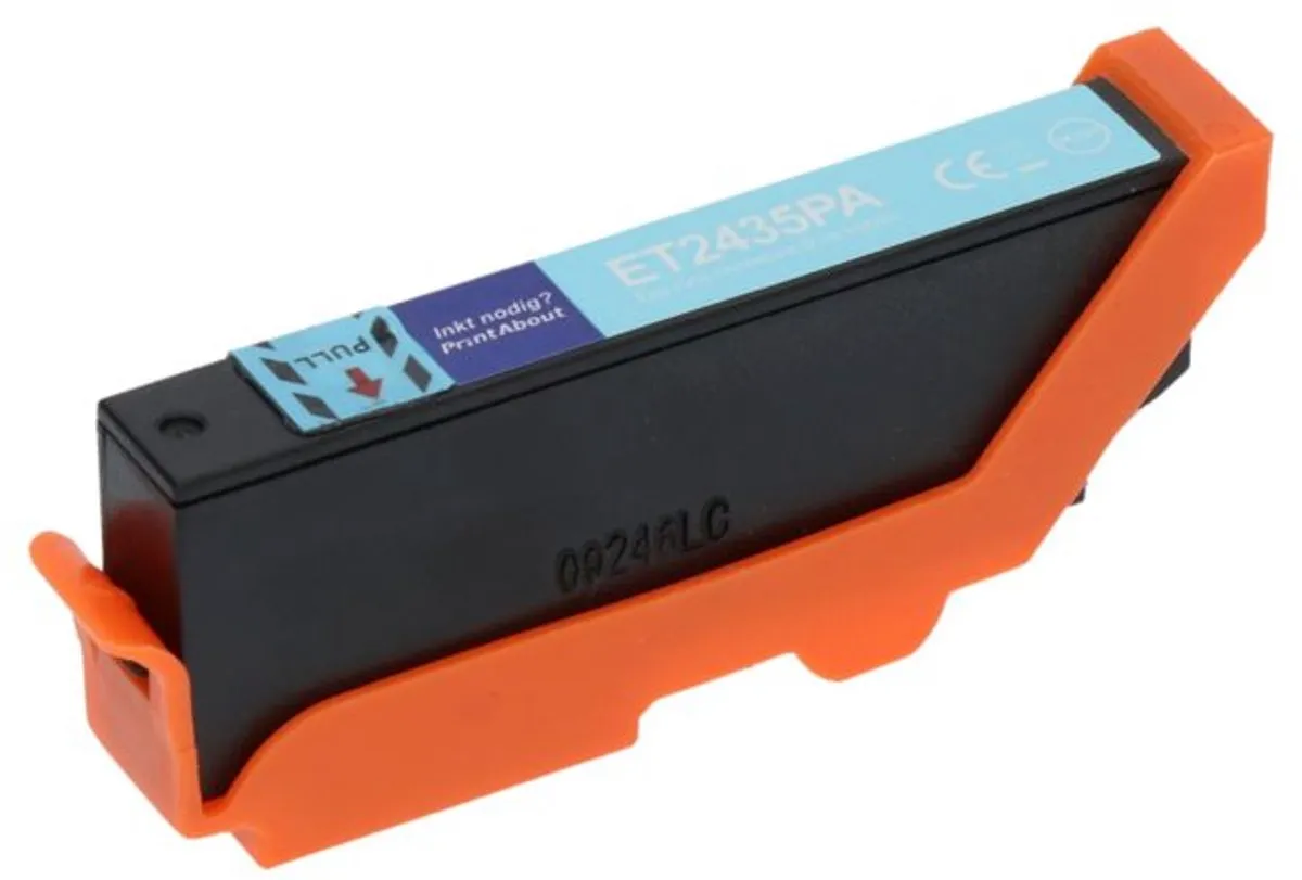 PrintAbout Epson 24 C13T24254012 Inktcartridge Licht-cyaan - 15.5ml