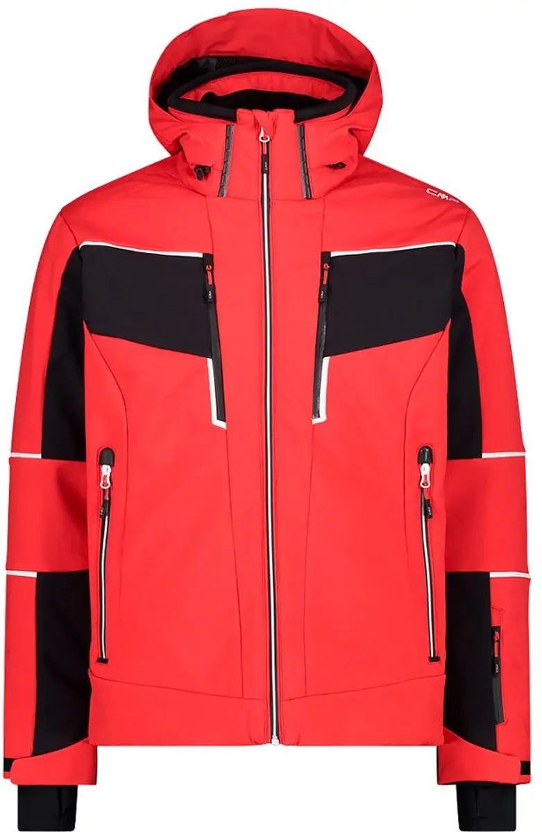 Cmp Zip Hood 32w0147 Softshelljack Rood 3XL Man