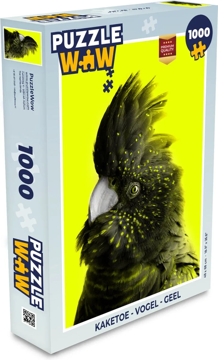 PuzzleWow Kaketoe Legpuzzel 1000 Stuks