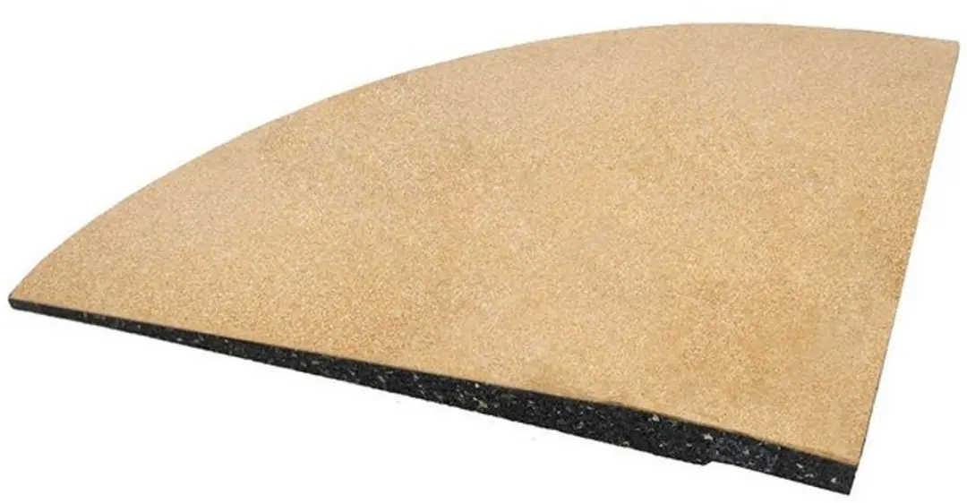 Hoekstuk rubber rand sportvloer 'BEACH'
