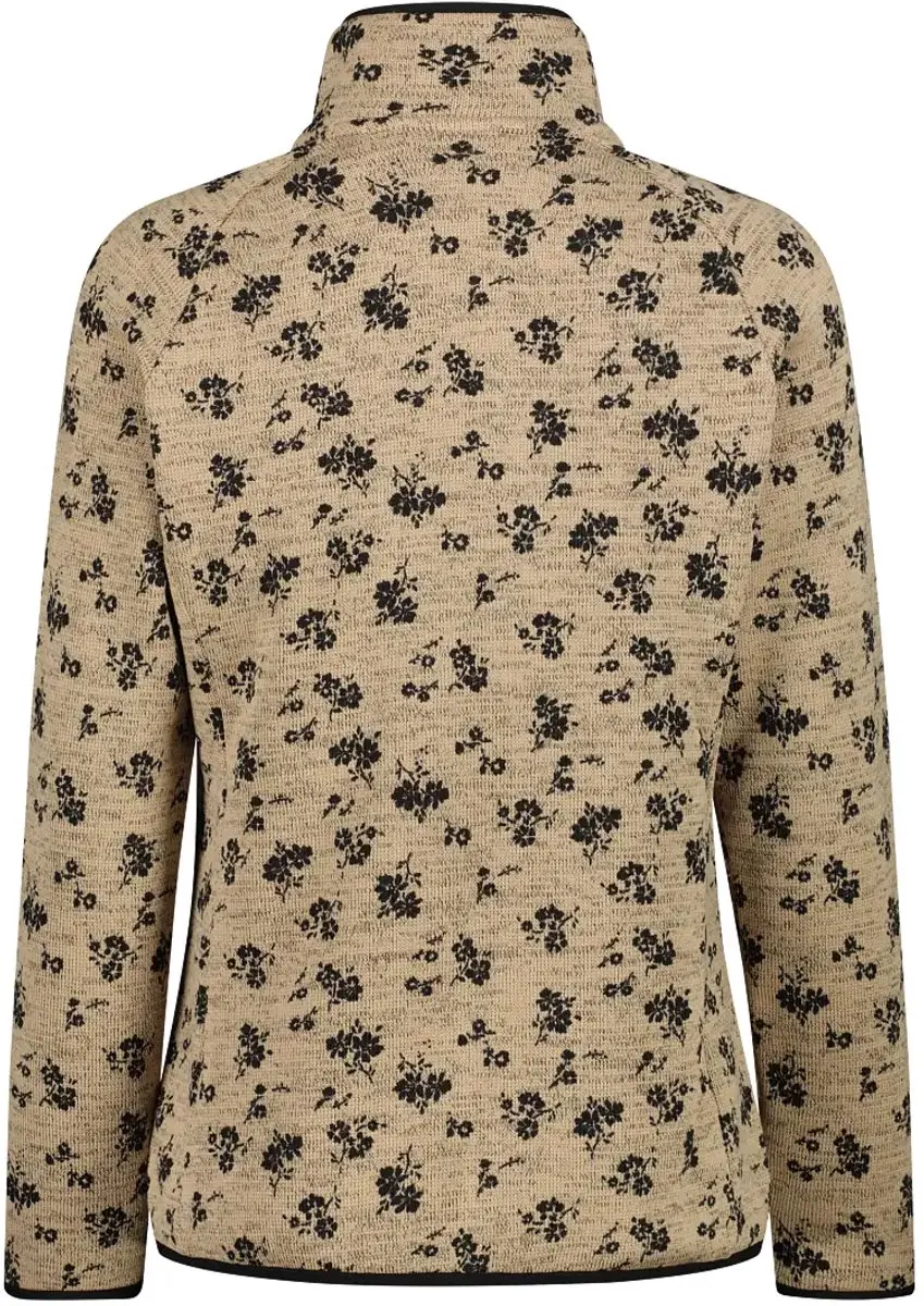 CMP Knit Tech Damesfleece - Nero-Cookie - afbeelding 6 van 6