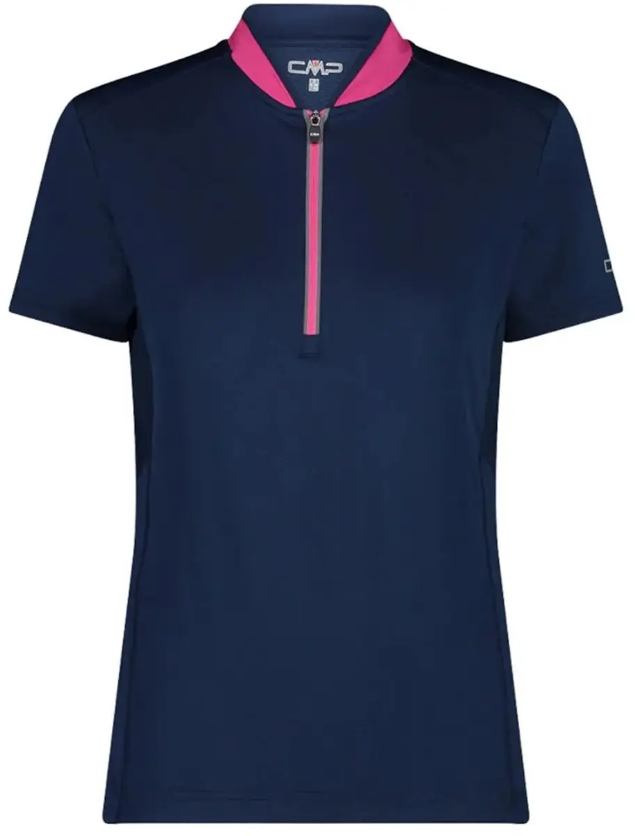 Cmp 30c7336 Korte Mouw Wielertrui Blauw 2XS Vrouw