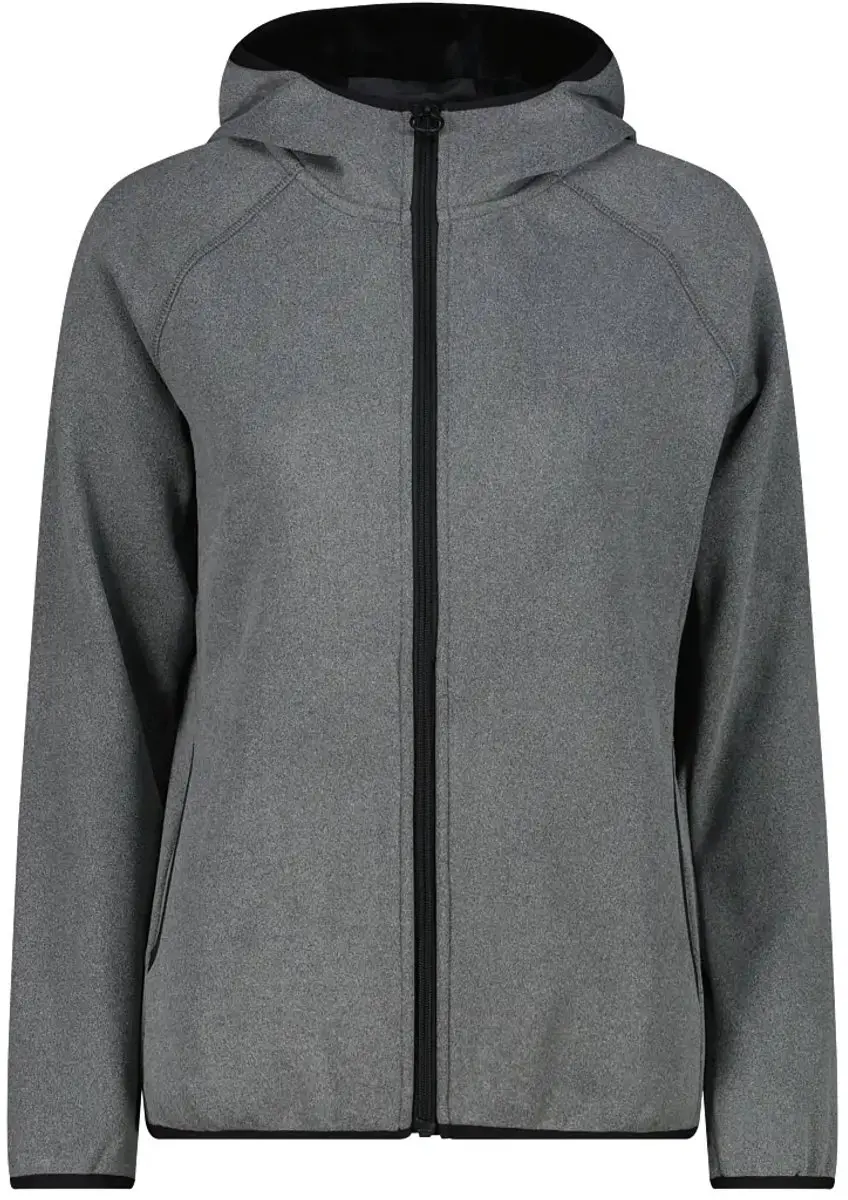Gemêleerde vrouw hoodie sweatshirt CMP Knit Tech