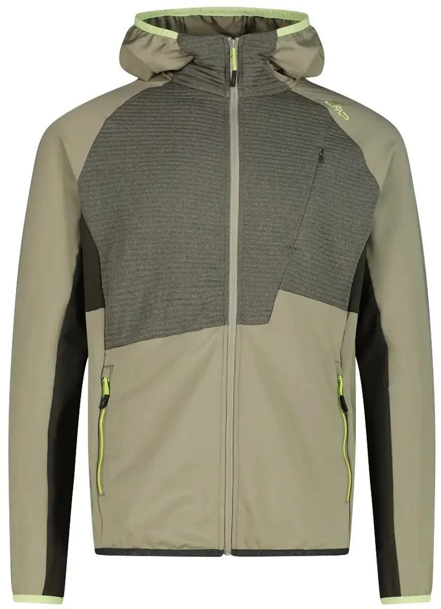 CMP Micro Polar Hooded Jacket Grid Tech