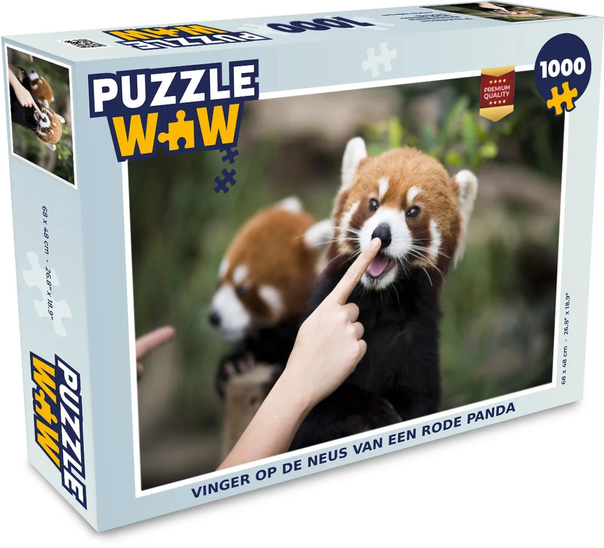 PuzzleWow Puzzel Panda Legpuzzel 1000 Stuks