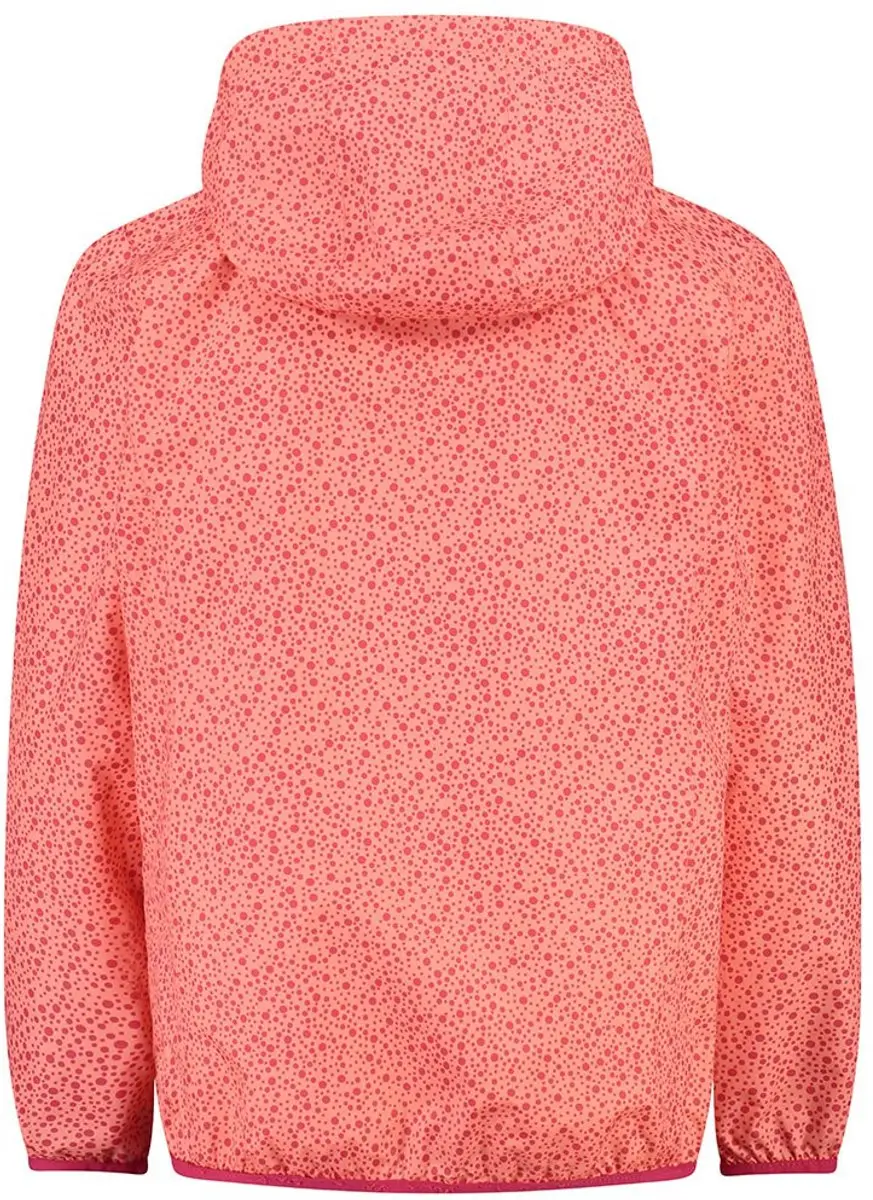 CMP Rain Fix Hood Waterdichte Jas Meisjes - Corallo - 4 Jaar - afbeelding 2 van 6