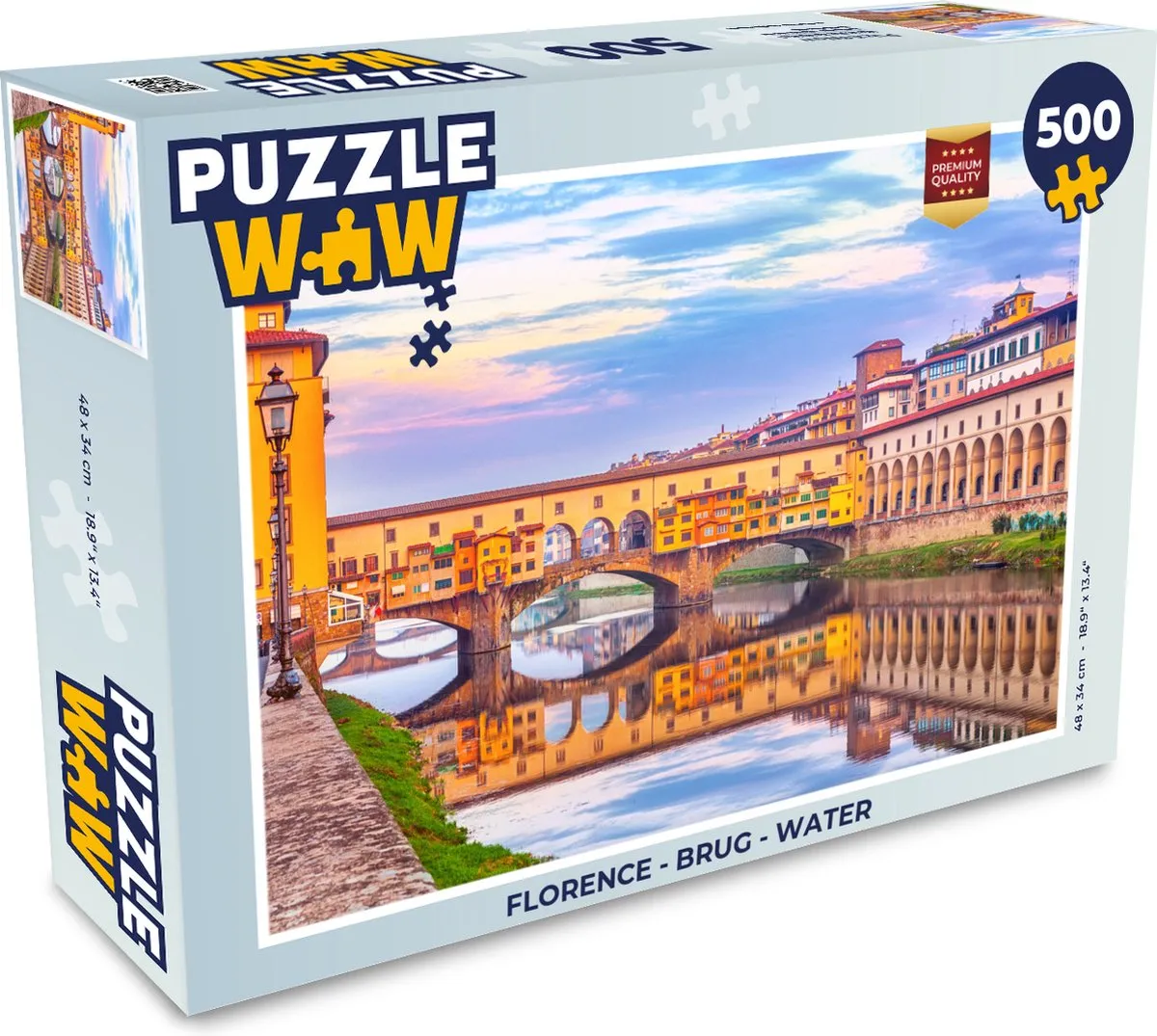 PuzzleWow Florence Legpuzzel 500 Stuks