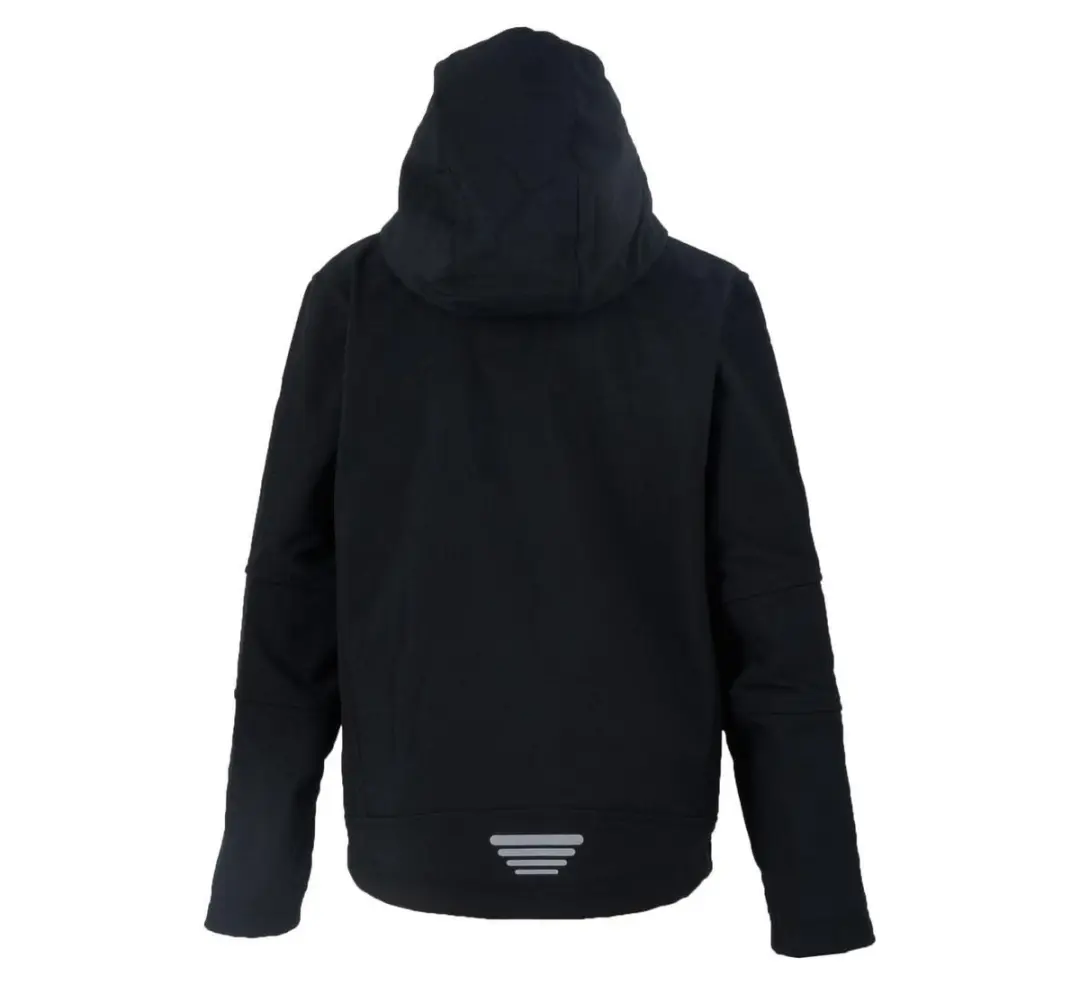 CMP Hood Fix Softshell Kinderjack - Zwart - 140 - afbeelding 3 van 6