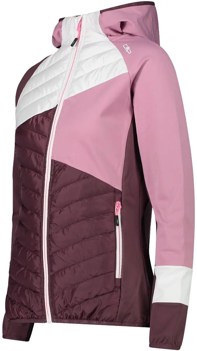 CMP Hybride Damesfleece met Capuchon - Paars - afbeelding 4 van 6