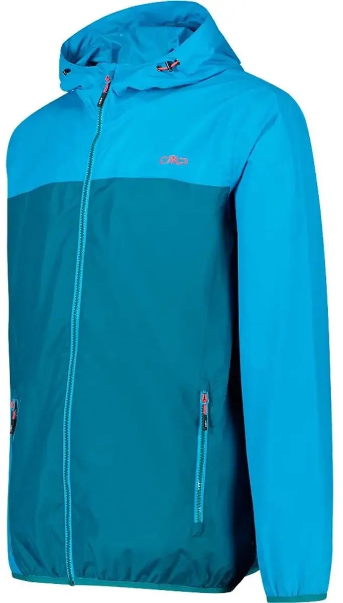 CMP Rain Fix Hood Waterdichte Jas Heren - Deep Lake - afbeelding 6 van 6