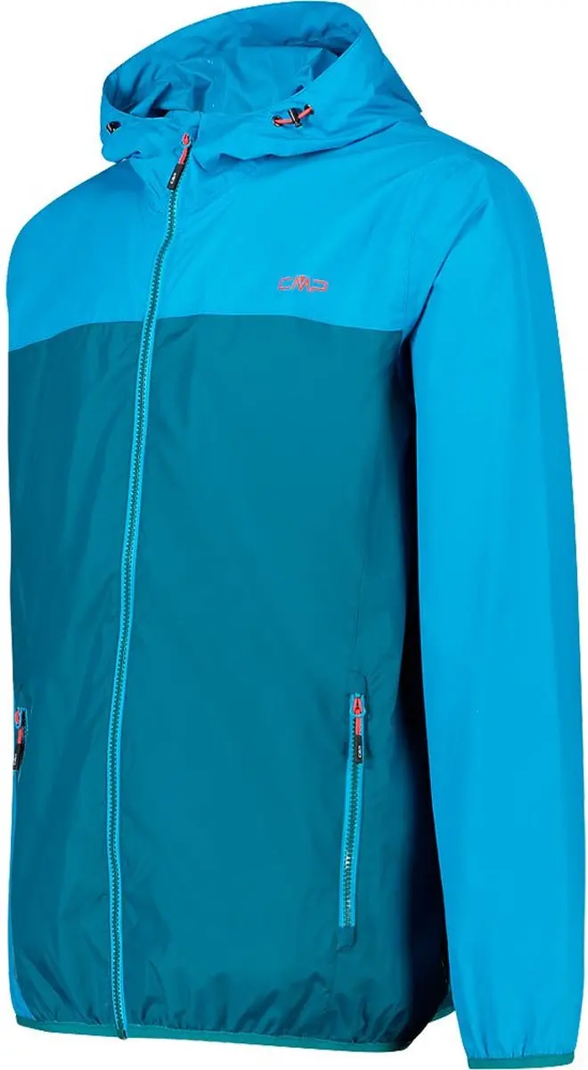 CMP Rain Fix Hood Waterdichte Jas Heren - Deep Lake - afbeelding 4 van 6