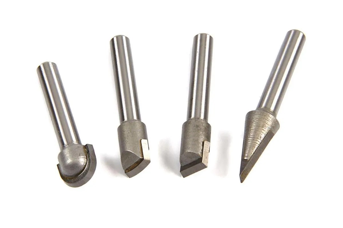 HBM 4-delige HM Punten Set 12-22mm - Houtdraaibeitel