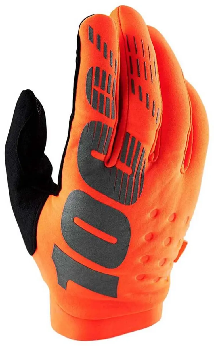 100percent Brisker Handschoenen - Fluo Orange/Black - S - afbeelding 2 van 3