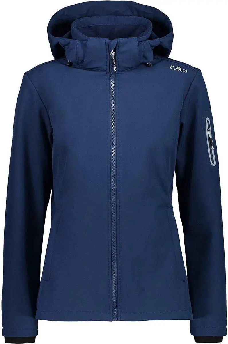CMP Softshell Outdoorjas Dames - Donkerblauw - afbeelding 5 van 5