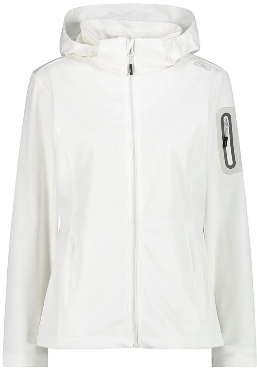 CMP Light Softshell Jack Dames - Bianco/Stone - afbeelding 4 van 6