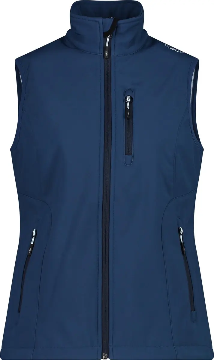 CMP Dames Softshell Mouwloos Jack - Blue Ink - afbeelding 3 van 3