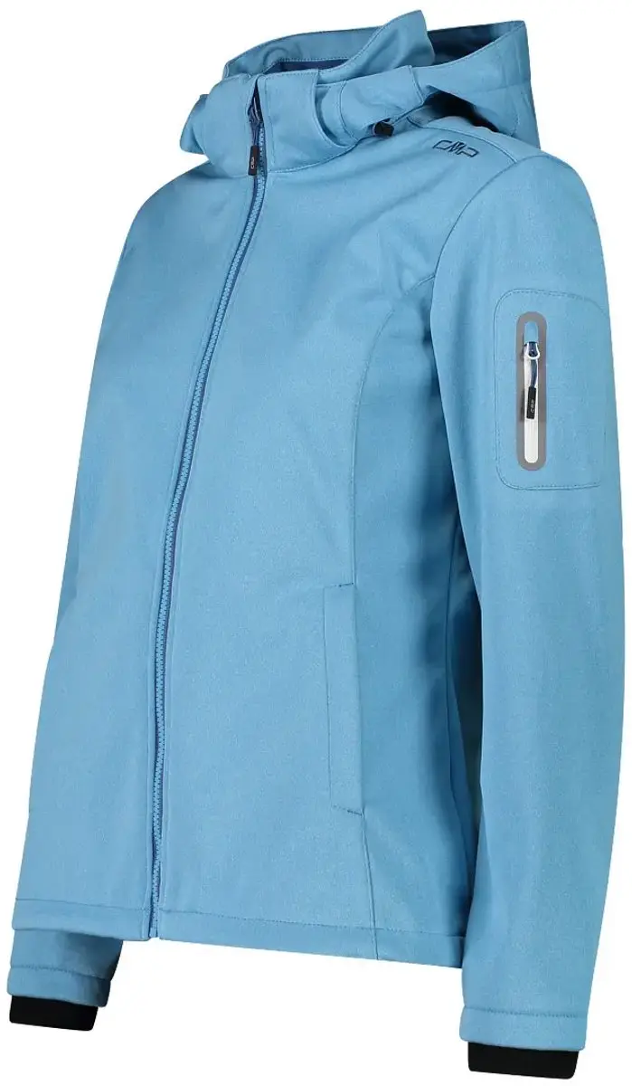 CMP Dames Waterdichte Jas met Capuchon - Blauw - afbeelding 2 van 2