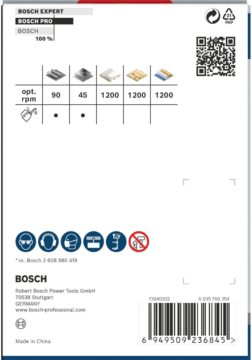Bosch Professional Multi Materiaal Gatenzaag 95mm - 2608...
