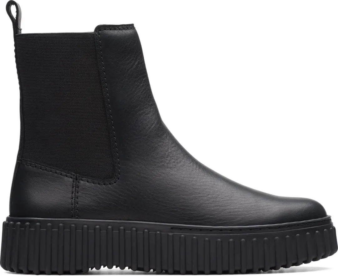 CLARKS Stiefelette Torhill Maple Black Leather