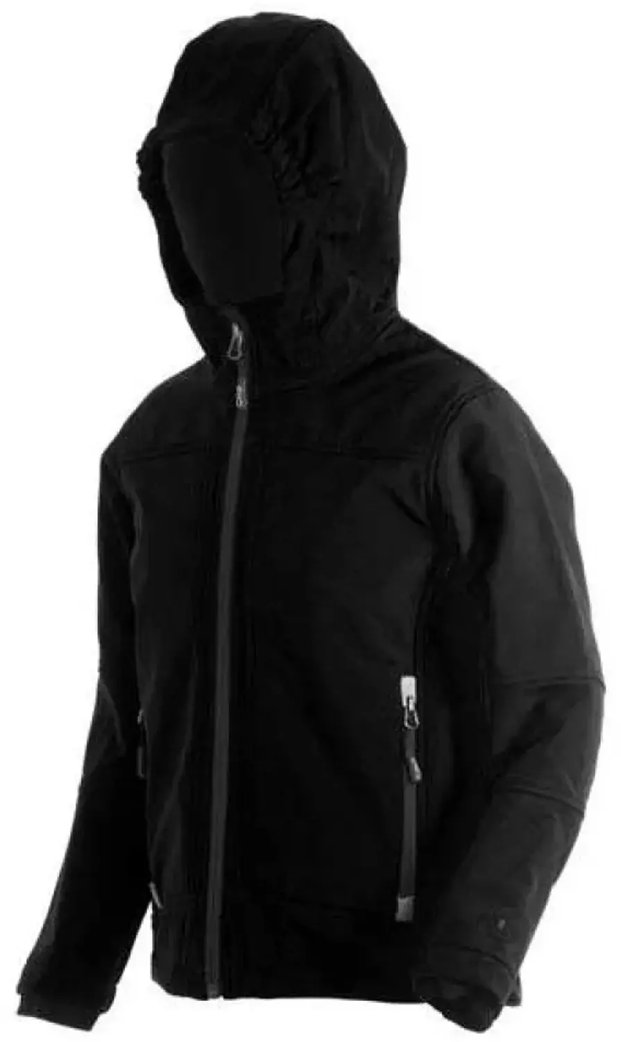 CMP Hood Fix Softshell Kinderjack - Zwart - Maat 92 - afbeelding 6 van 6