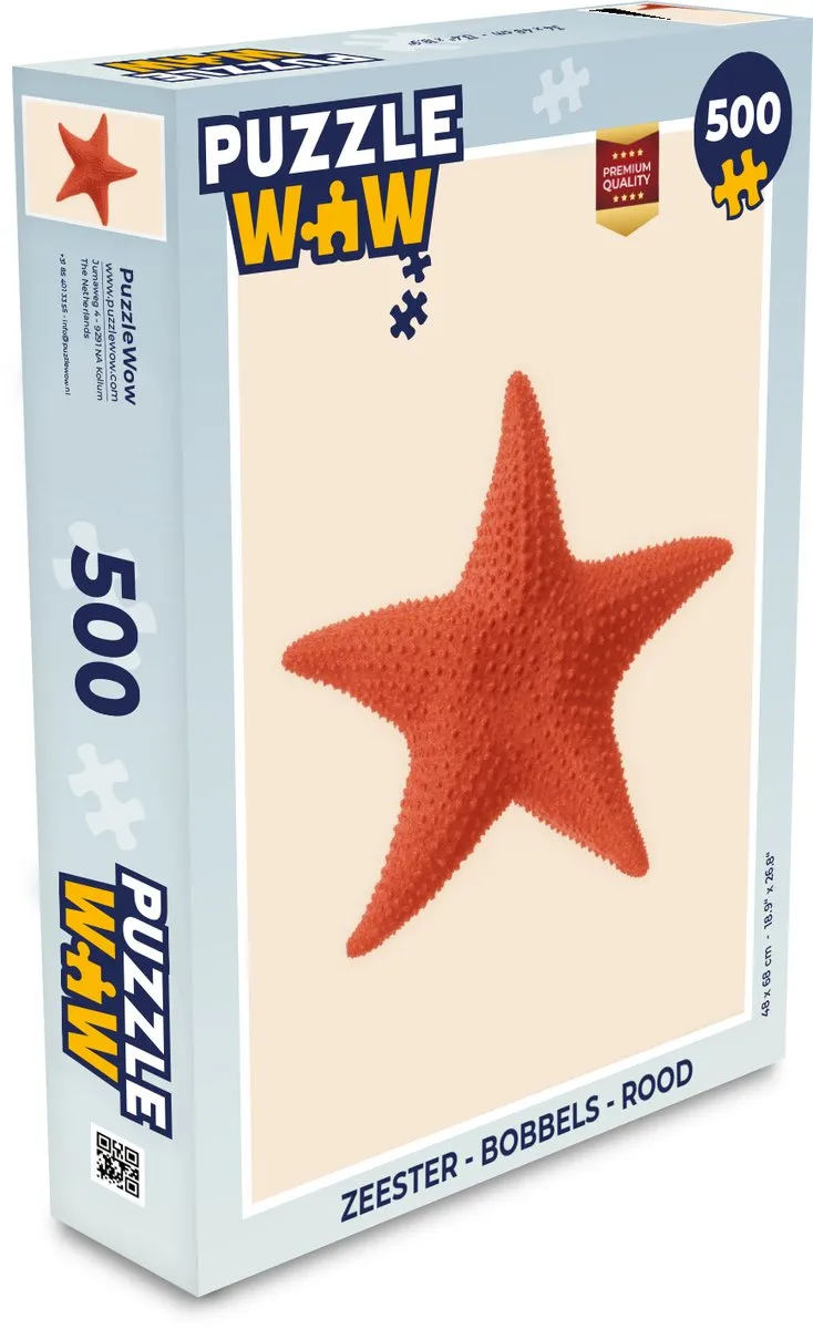 PuzzleWow Zeester Puzzel 500 Stuks