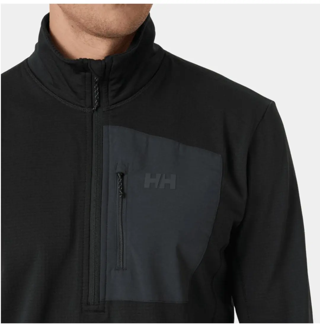 Helly Hansen Versalite Halve Rits Fleecetrui Heren - Zwart - afbeelding 6 van 6