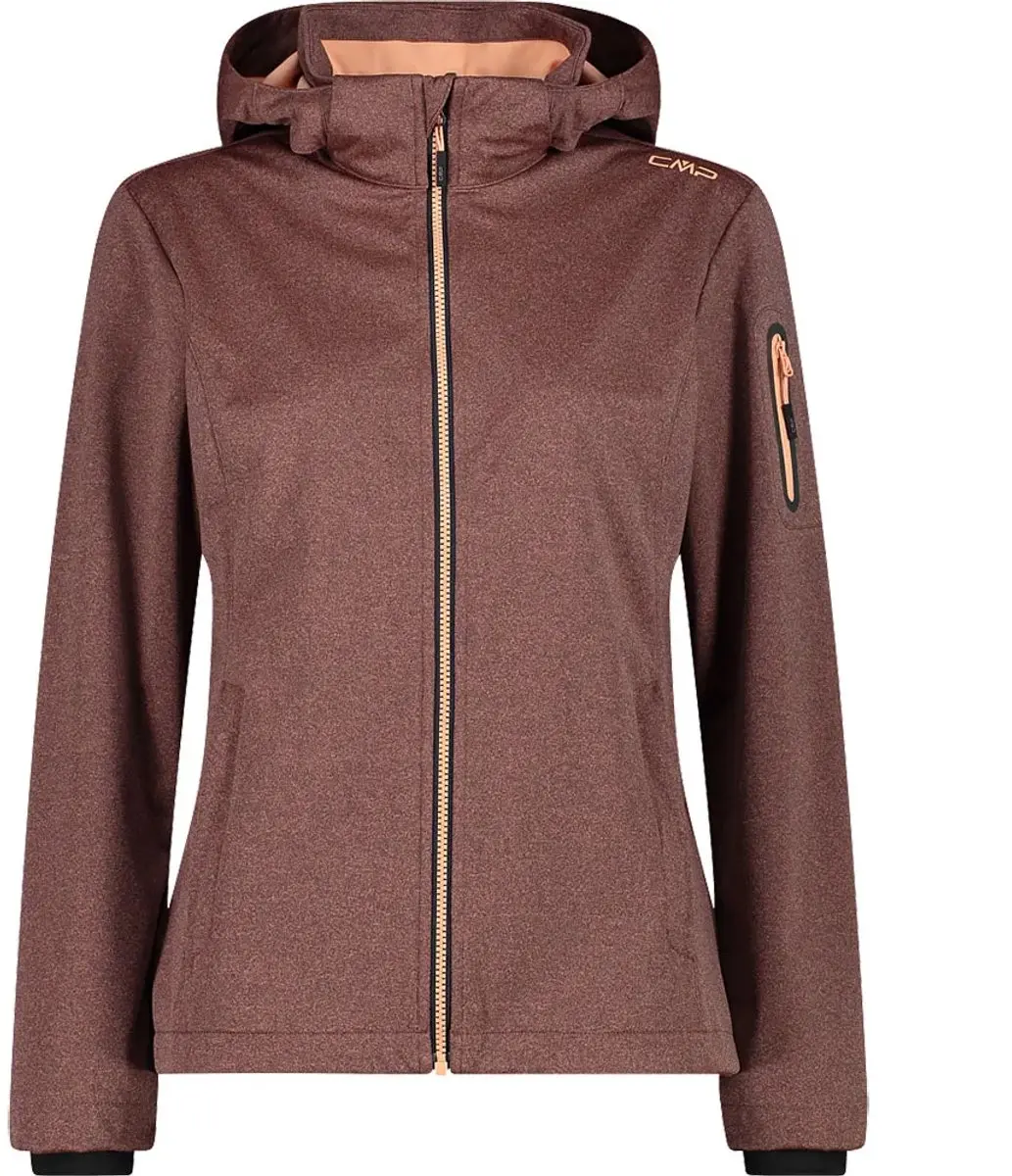 Cmp 39a5016m Light Softshelljack Bruin S Vrouw