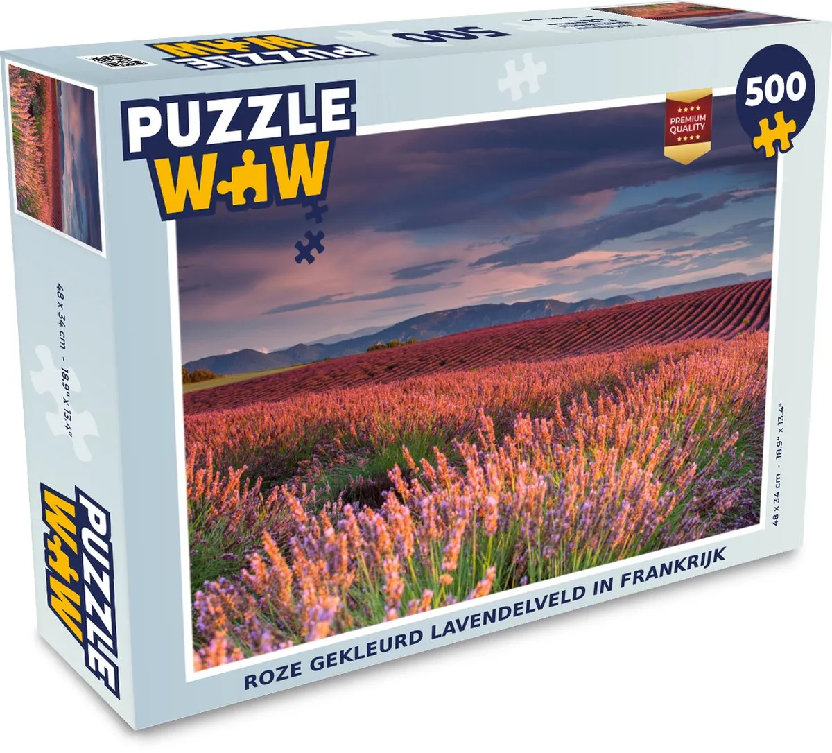 PuzzleWow Frankrijk Lavendel Lucht Legpuzzel 500 Stuks
