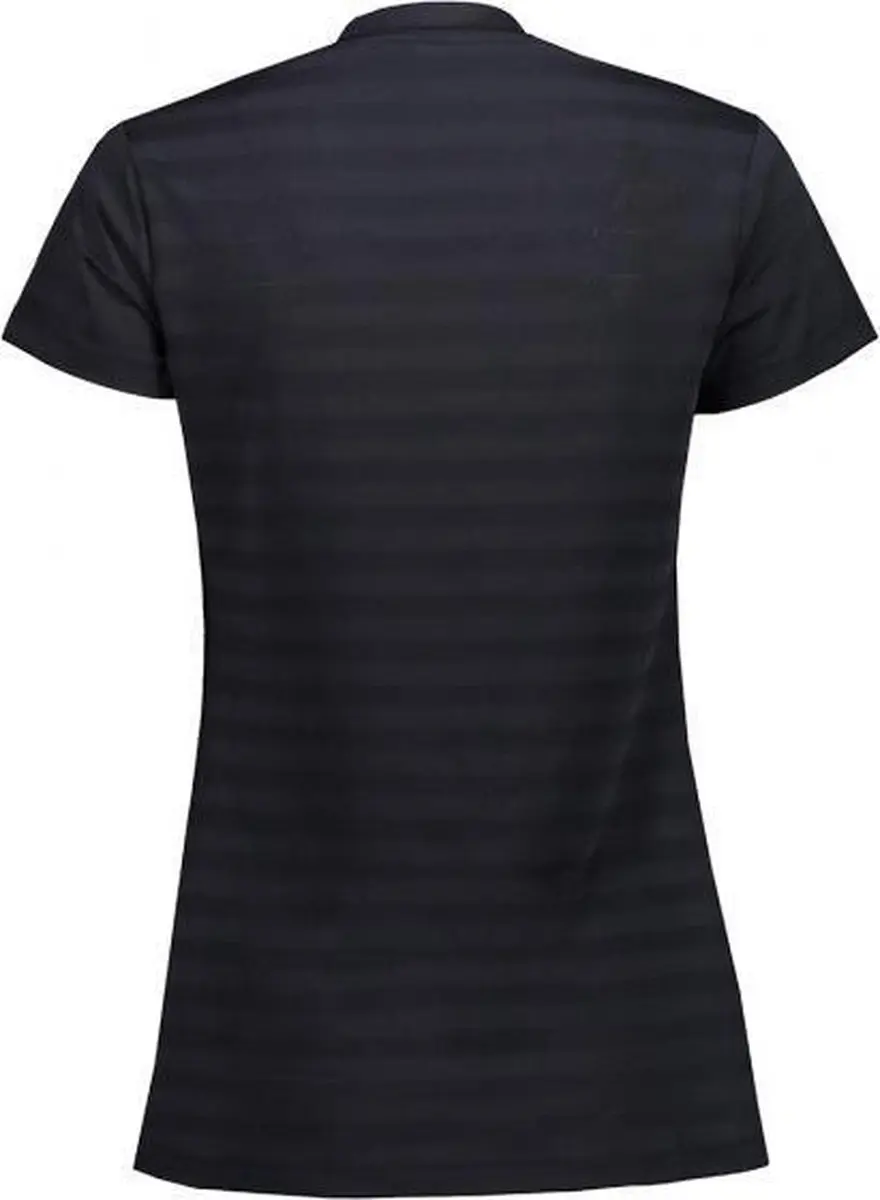 CMP Dames T-shirt met Horizontale Mesh-details - Zwart - afbeelding 2 van 2