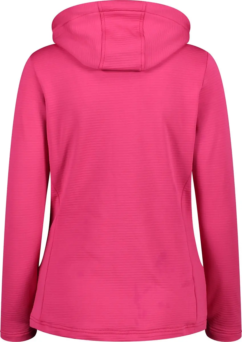 CMP Dames Fleece Jasje met Capuchon - Fuchsia - afbeelding 3 van 4