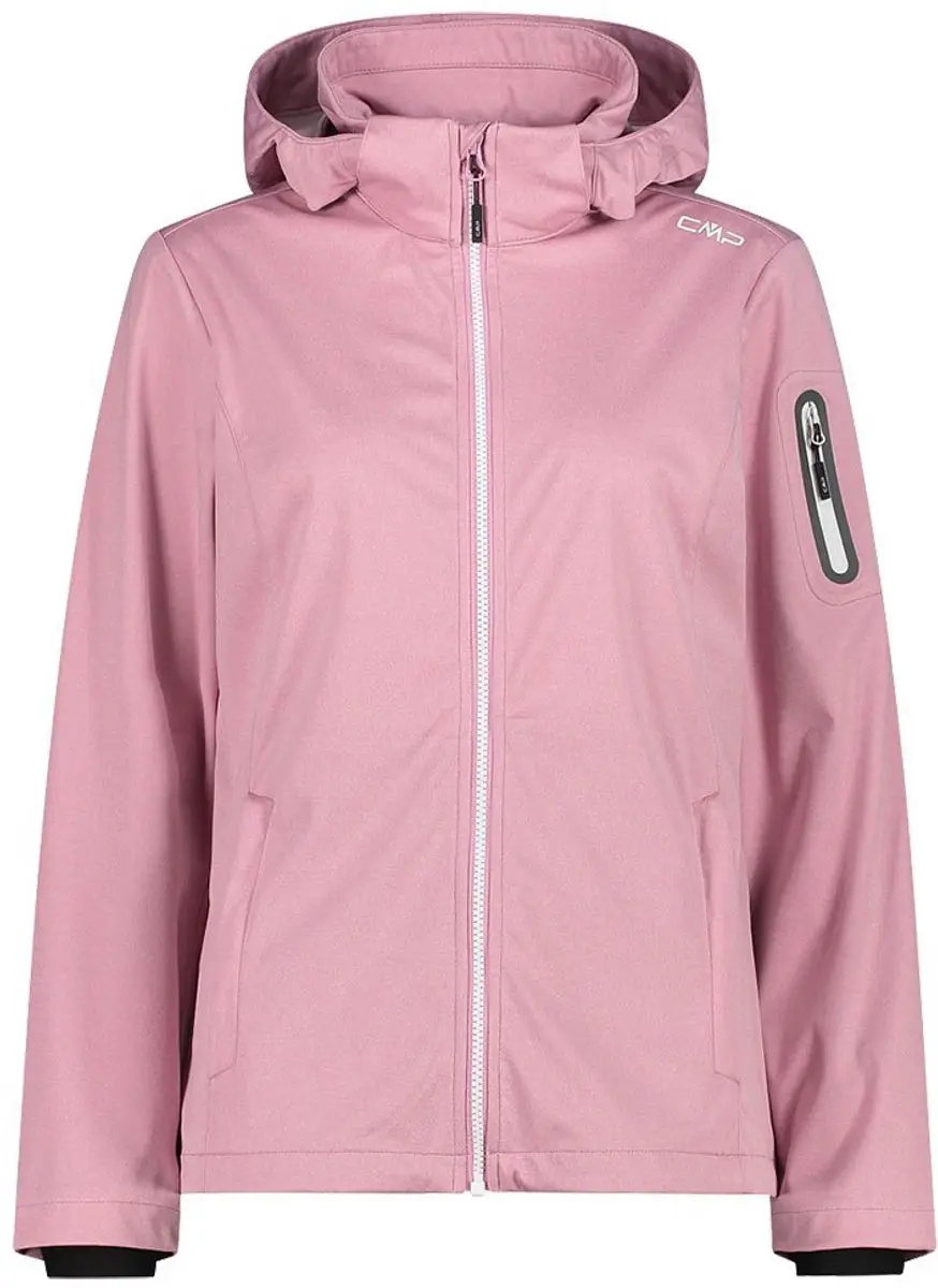 CMP Light Softshelljack Dames - Fard Melange - S - afbeelding 3 van 6