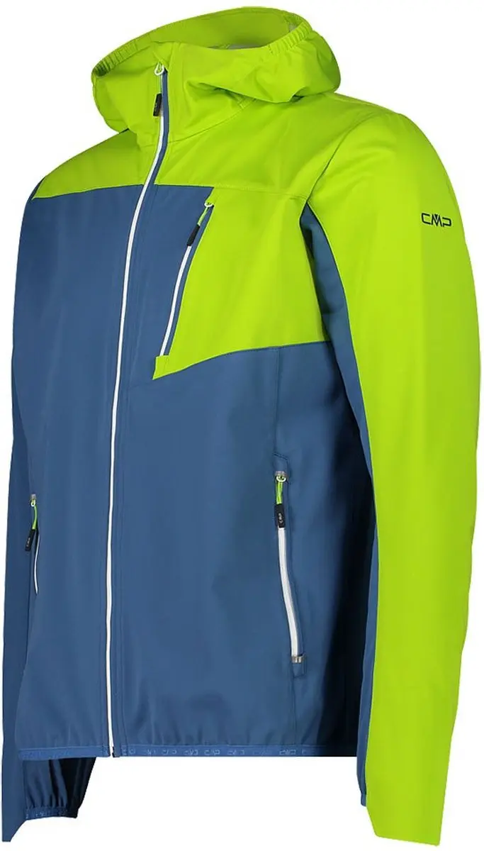 CMP Fix Hood Waterdichte Jas met Capuchon - Dusty Blue - S - afbeelding 3 van 4