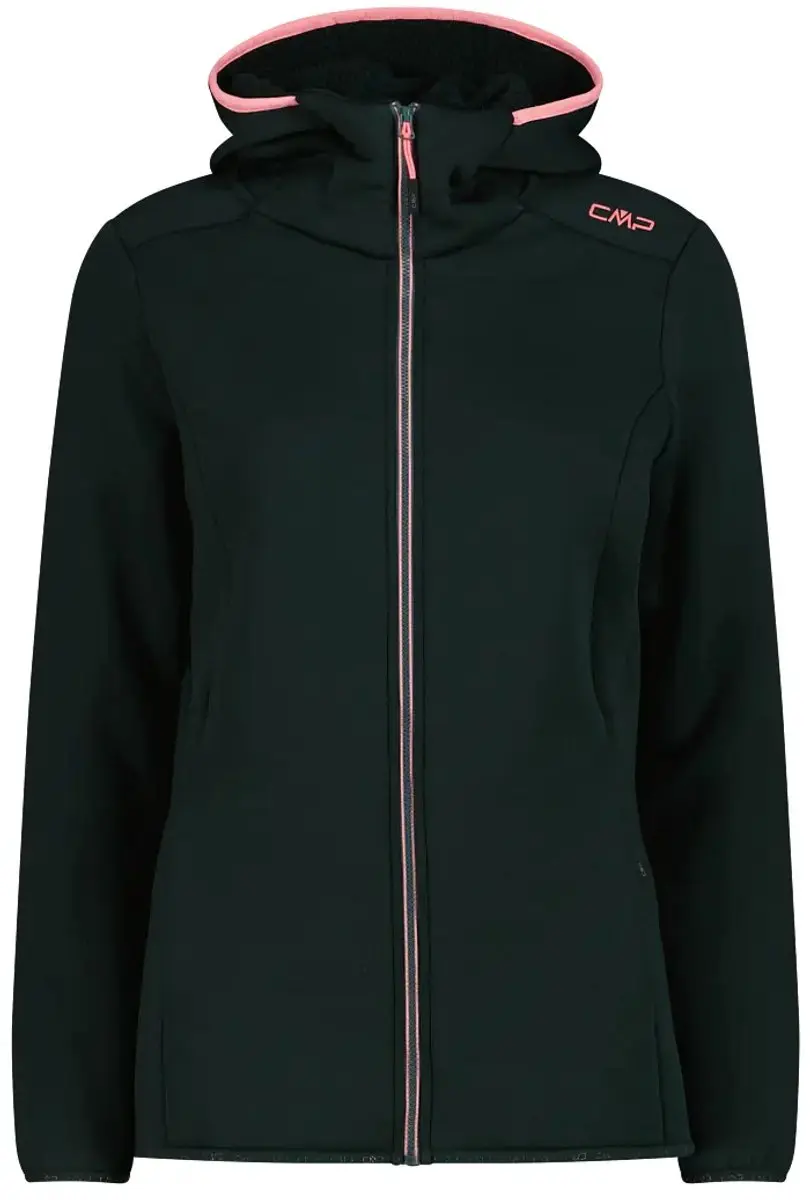 CMP Vouwbare Hoodie in Neppel Fur Dames - Trek Green - S - afbeelding 3 van 4