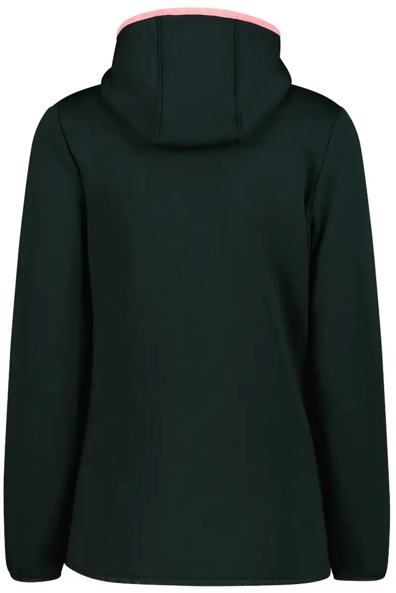 CMP Vouwbare Hoodie in Neppel Fur Dames - Trek Green - S - afbeelding 2 van 4