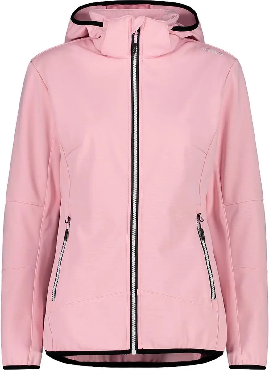 Cmp Zip Hood 32a0456 Softshelljack Roze XS Vrouw