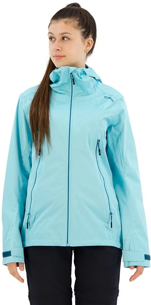 CMP Fix Hood Dames Jas - Dusty Blue - afbeelding 5 van 6