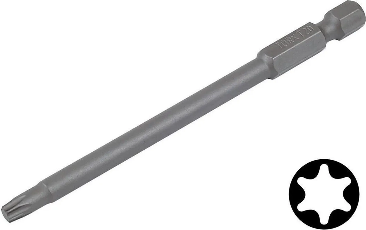 Wolfcraft Torx T25 Solid-bit 89mm - 1 Stuk