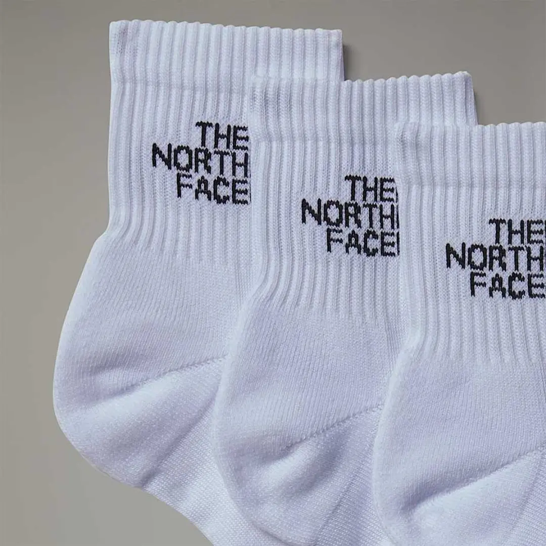 The North Face Multisport Cush Quarter Sokken - 3 Paar - Wit - afbeelding 4 van 4