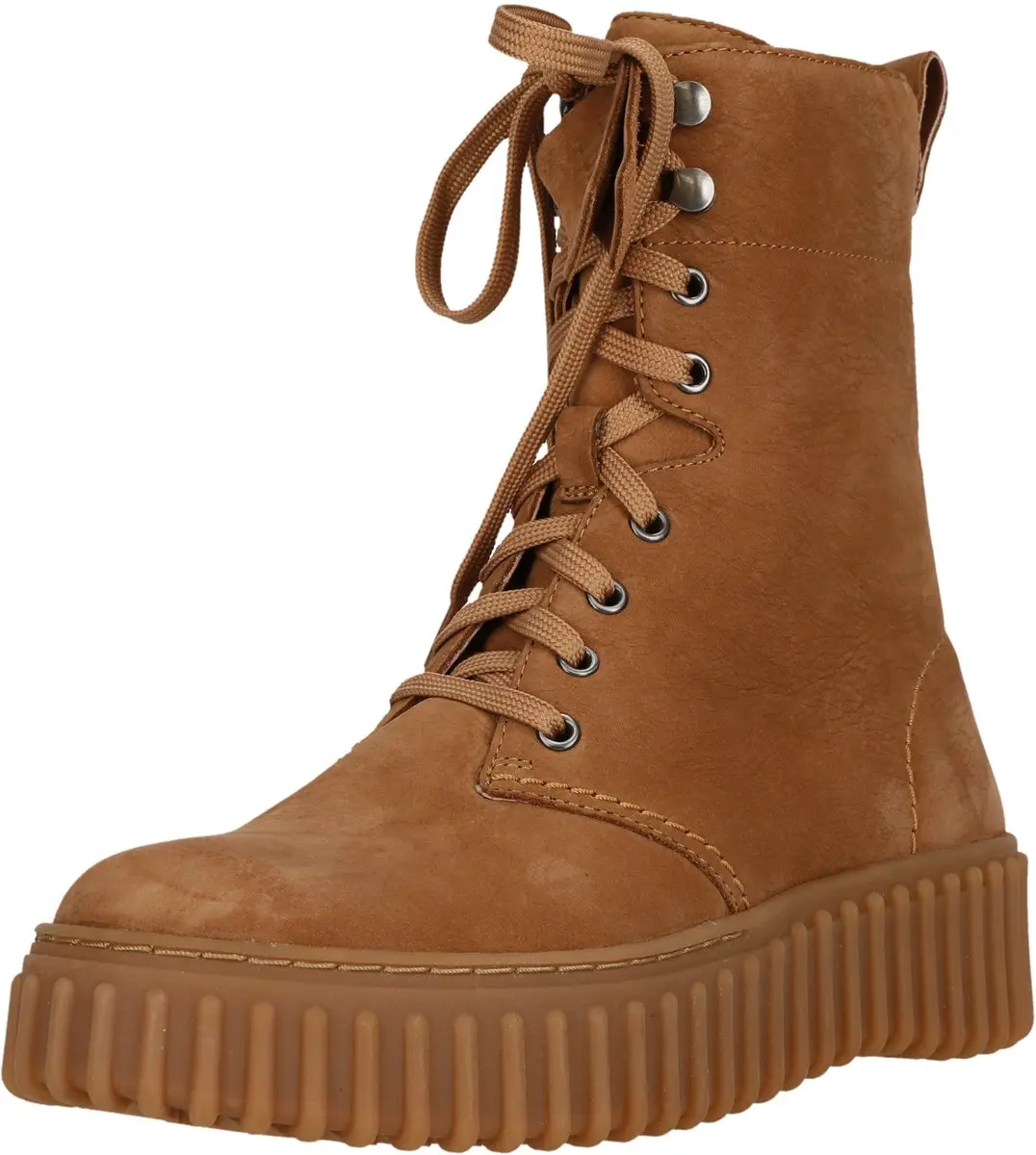 Clarks Torhill Style Enkellaarzen - Light Tan Nubuck - afbeelding 4 van 6