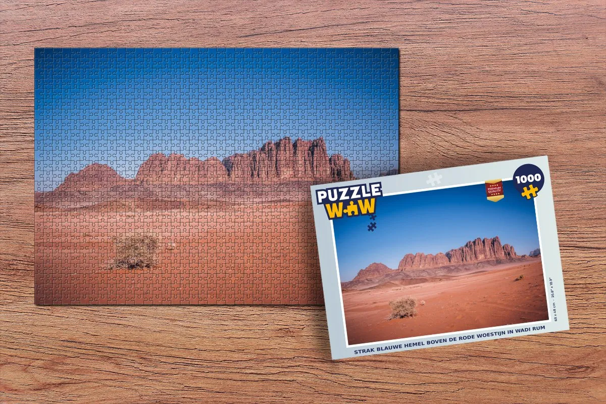 PuzzleWow Wadi Rum Legpuzzel 1000 Stuks - Multicolor