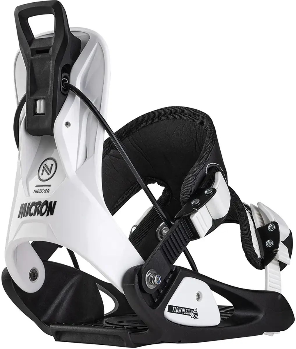 Nidecker Flow Micron Stormtrooper Snowboardbindingen Zilver XS Kinderen