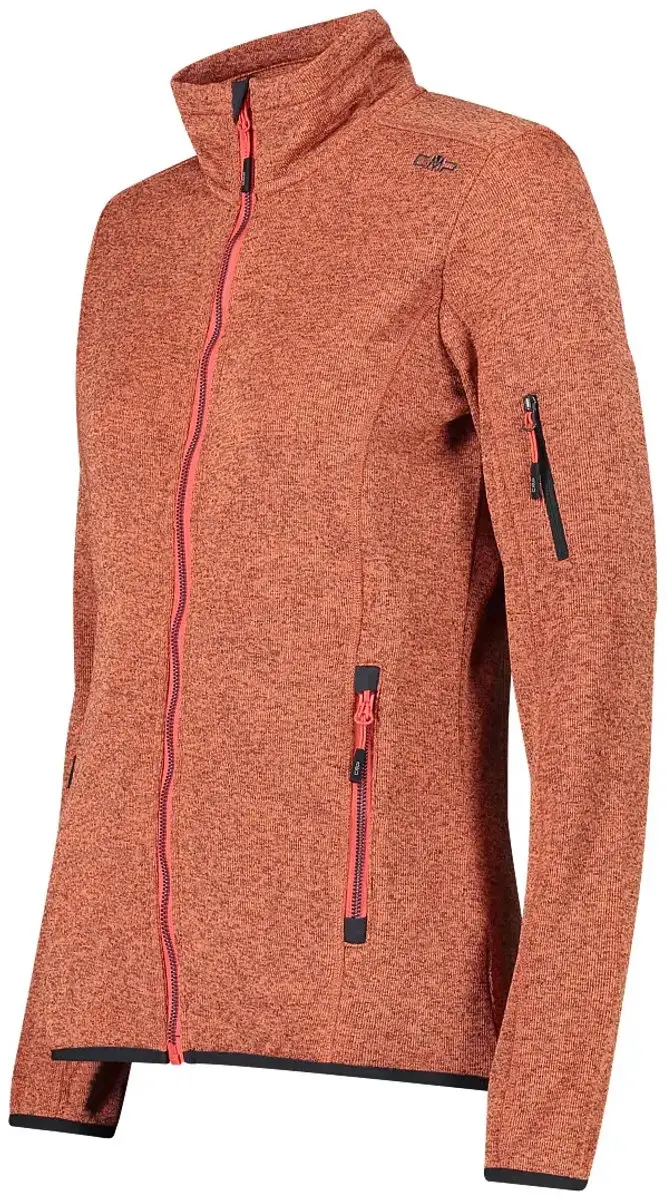 CMP Dames Fleece Jacket - Oranje - afbeelding 4 van 5