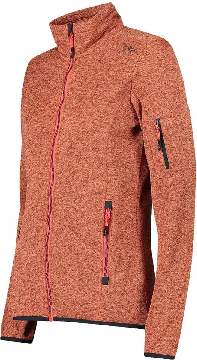CMP Dames Fleece Jacket - Oranje - afbeelding 3 van 5