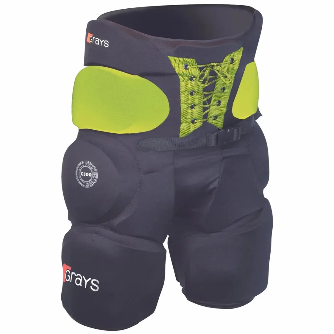 Grays hockey keeper kit 500 Pad Shorts Zwart / Geel