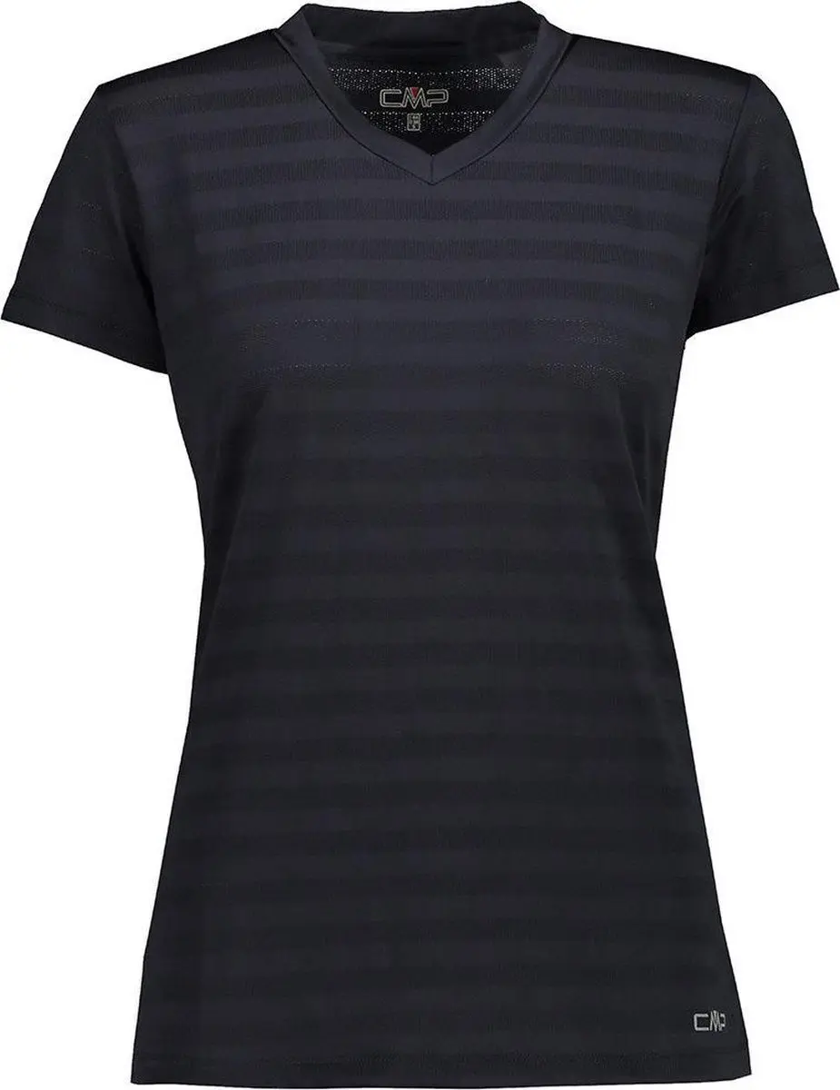 CMP Dames T-shirt met horizontale mesh-details